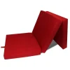 Remise ⌛ VIDAXL Matelas En Mousse Pliable En 3 Sections 190 X 70 X 9 Cm Rouge 🔥 11