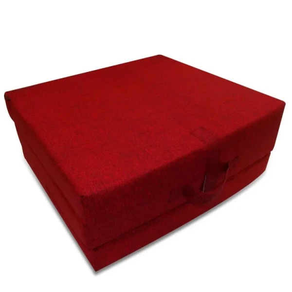 Remise ⌛ VIDAXL Matelas En Mousse Pliable En 3 Sections 190 X 70 X 9 Cm Rouge 🔥 3