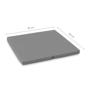 Grosses soldes 👍 HAUCK Matelas Pour Lit Parapluie 90×90 Sleeper SQ – Gris 😍 7