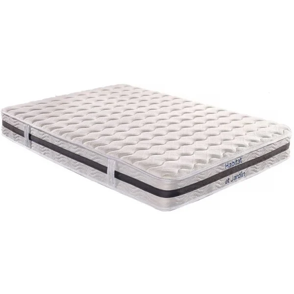 Le moins cher 😉 Habitat Et Jardin Matelas Ressorts Et Mémoire De Forme Viva First – 140 X 190 X 26 Cm ✨ 1