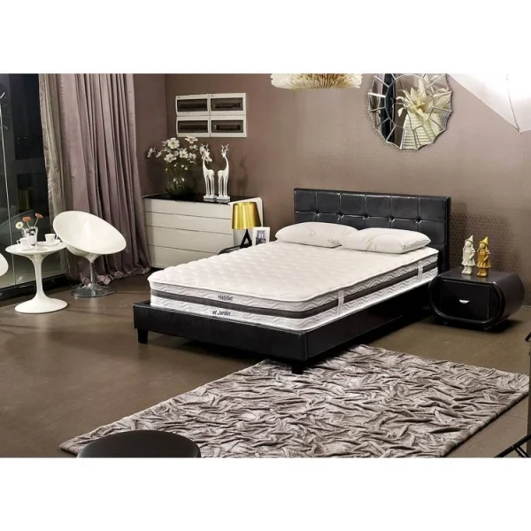 Le moins cher 😉 Habitat Et Jardin Matelas Ressorts Et Mémoire De Forme Viva First – 140 X 190 X 26 Cm ✨ 3