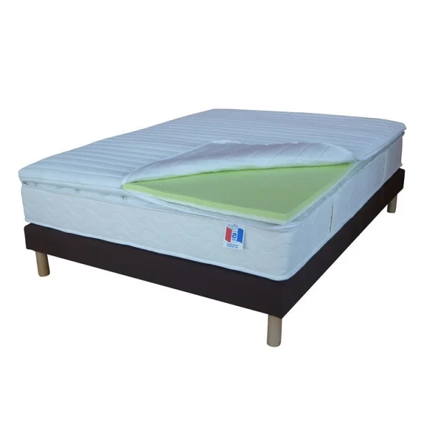 Grosses soldes 😍 Surmatelas BI-CONFORT Latex + Mémoire De Forme 140×190 Cm MILA 🔔 4