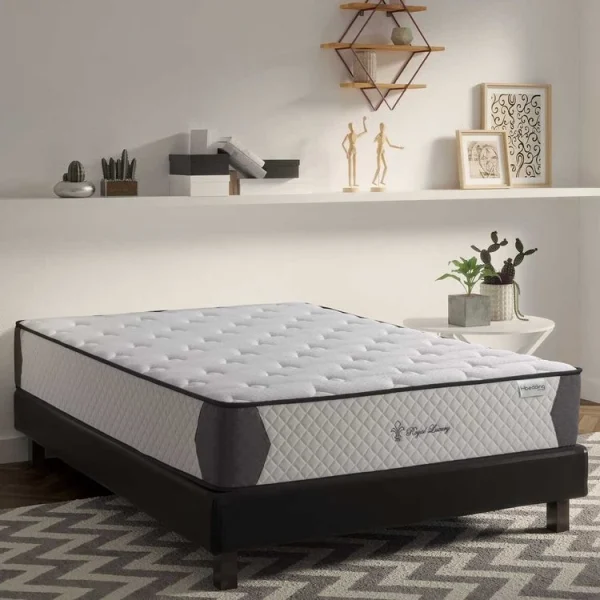 Meilleure vente 👏 HBEDDING Matelas Mémoire De Forme 180×200 Royal Luxury 22 Hbedding – Mousse HR 28kg, 22cm D’épaisseur + Couette + 2 Oreillers ✔️ 4