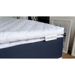 Offres 💯 HBEDDING Sur-matelas Déhoussable Mémoire De Forme 180×200 Memory Plus Hbedding – Mousse Haute Densité ❤️ 9