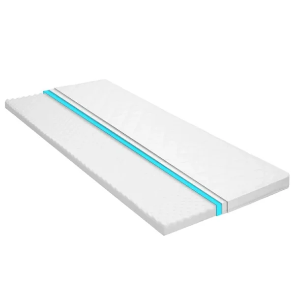 Le moins cher 😍 VIDAXL Sur-matelas 100 X 200 Cm Mousse Froide Profil D’œuf 6 Cm ❤️ 1