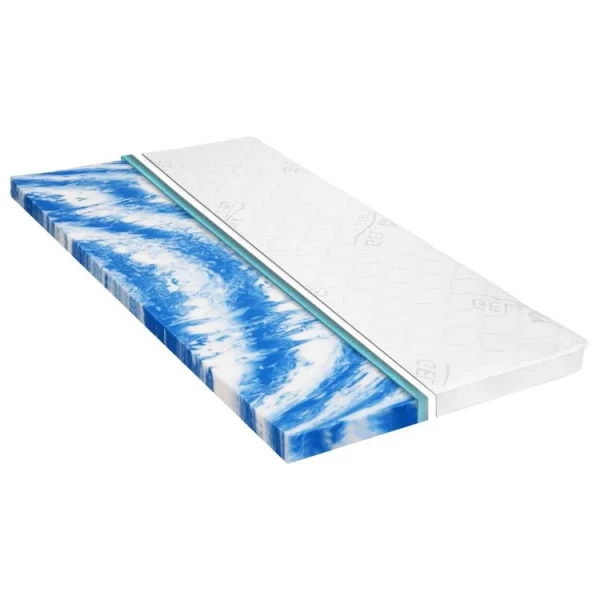 Le moins cher ⭐ VIDAXL Sur-matelas 90 X 200 Cm Mousse De Gel 7 Cm ✨ 1